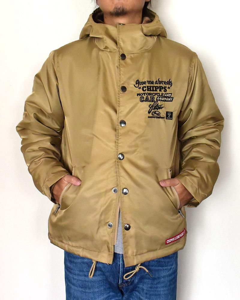 CHIPPS COMPANY チップスカンパニーEmbroidery 裏ボアフーディー CHIPPS COMPANY チップスカンパニーEmbroidery 裏ボアフーディー
