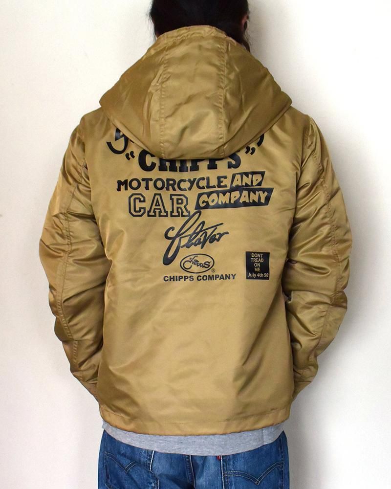 CHIPPS COMPANY チップスカンパニーEmbroidery 裏ボアフーディー CHIPPS COMPANY チップスカンパニーEmbroidery 裏ボアフーディー