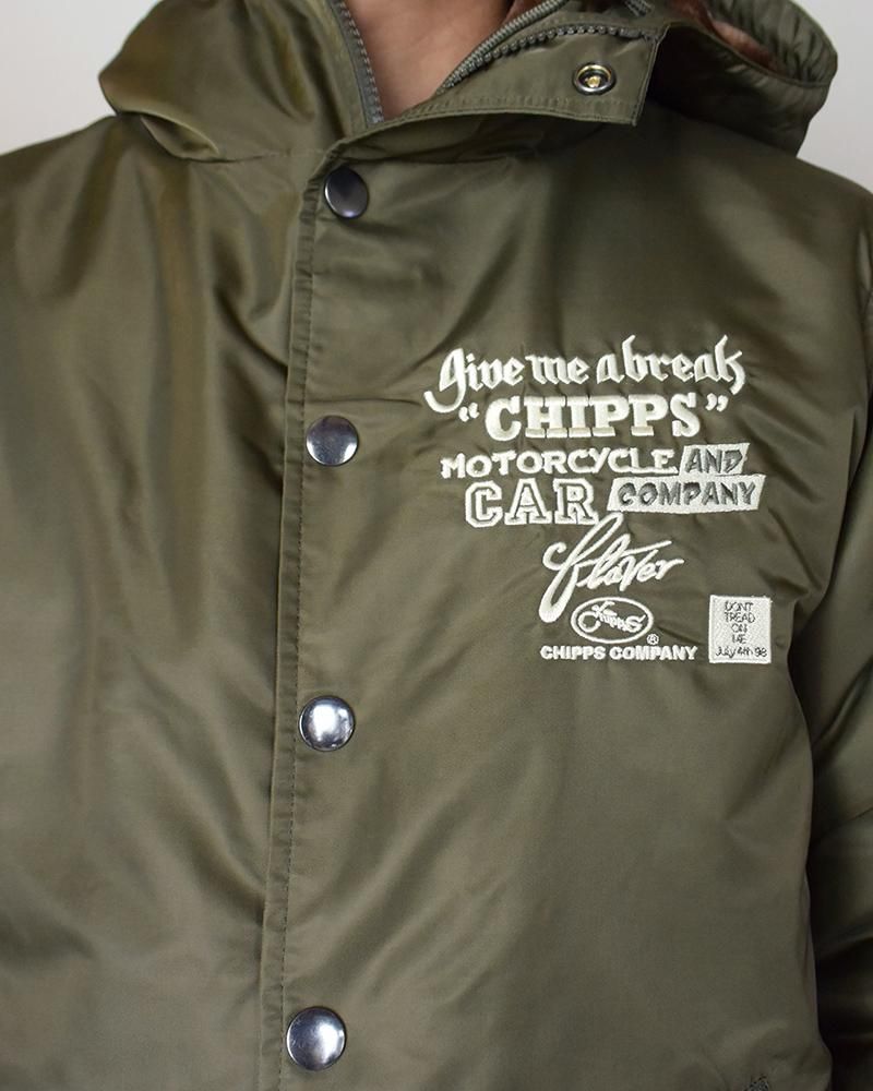 CHIPPS COMPANY チップスカンパニーEmbroidery 裏ボアフーディー CHIPPS COMPANY チップスカンパニーEmbroidery 裏ボアフーディー