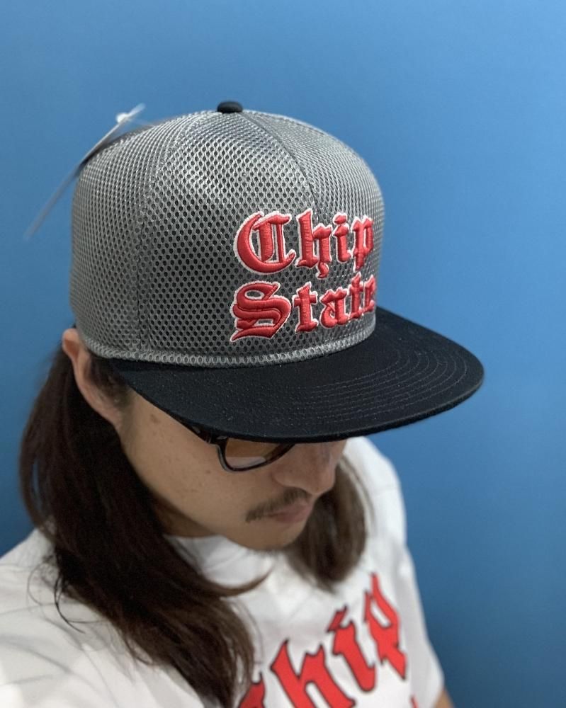 CHIP STATE MESH CAPGRAY × BLACK - CHIPPS COMPANY ONLINE SHOP