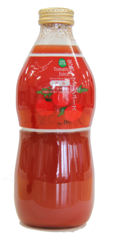 野菜ジュース 北のほたる 完熟トマトジュース 無塩 瓶 12本 １箱 送料無料 Mottob もっとびー