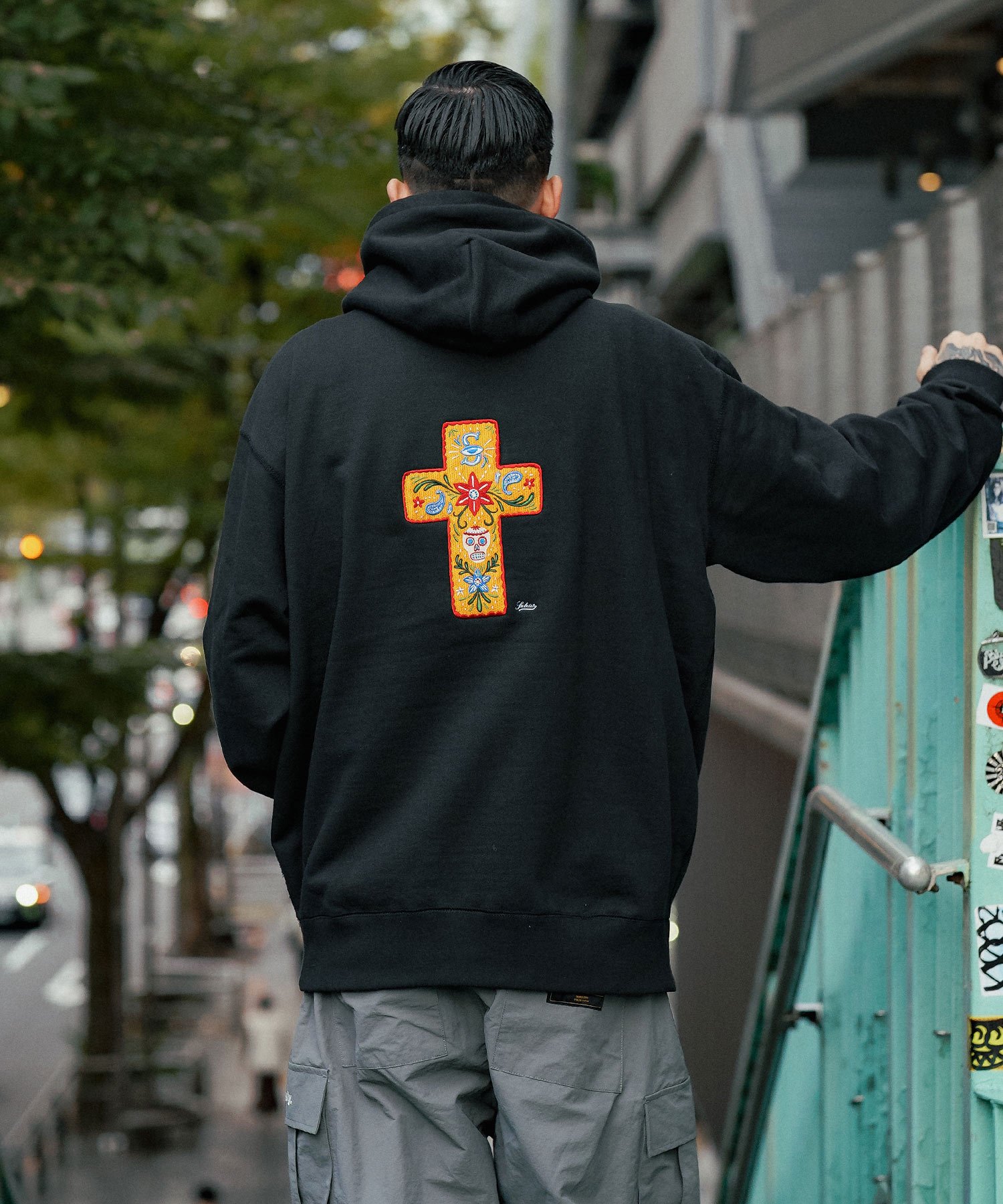 EMBROIDERY CROSS PARKA - Subciety Online Store