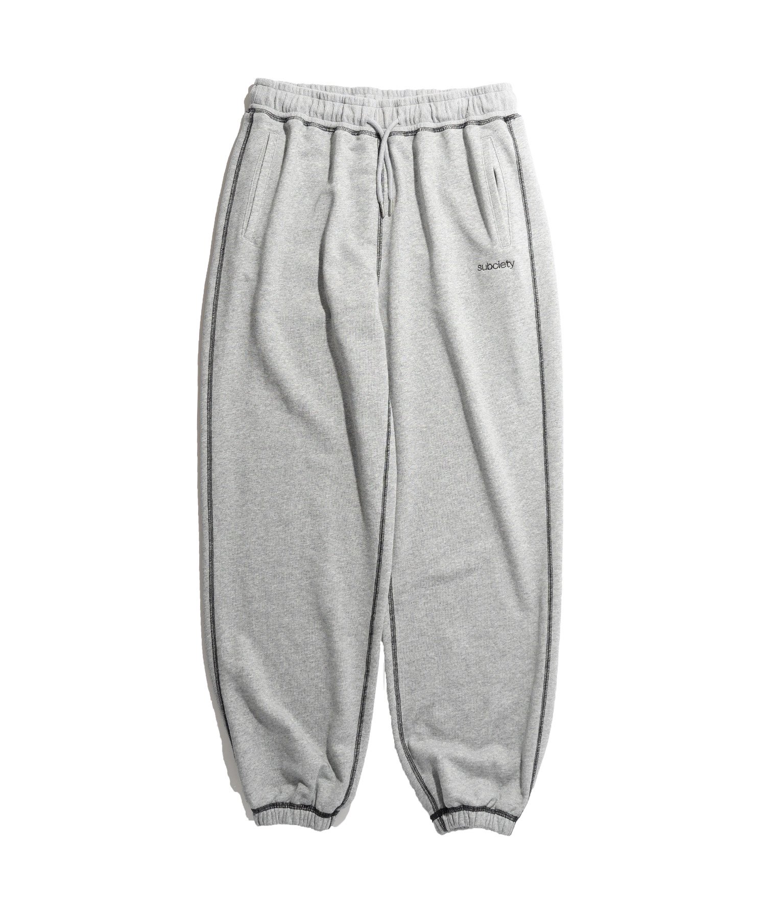 COLOR STITCH SWEAT PANTS - Subciety Online Store