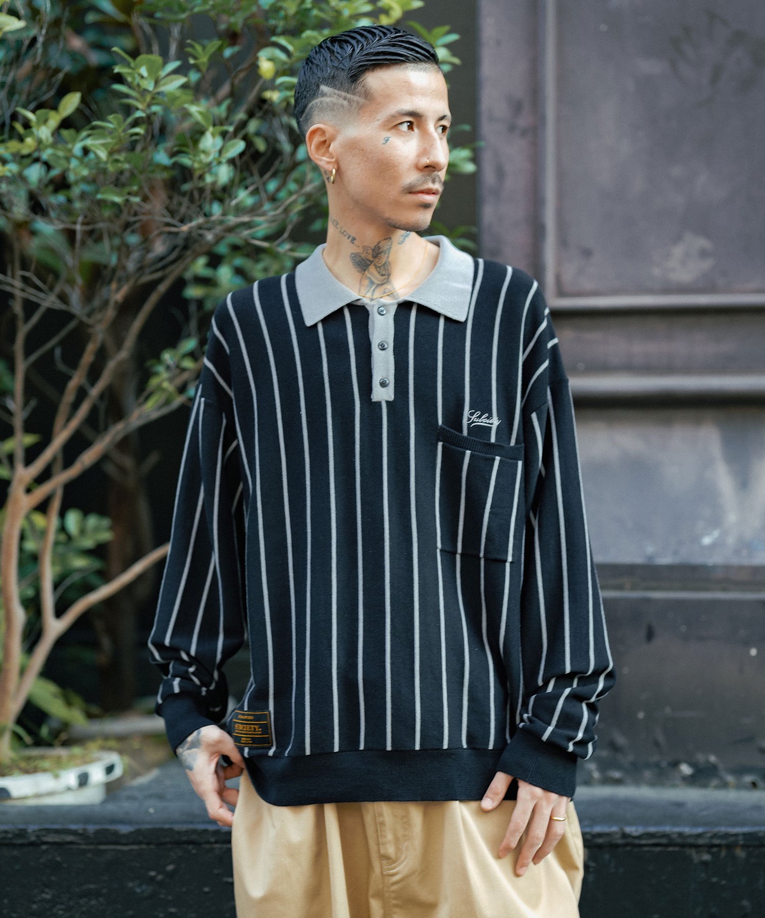 STRIPE RUGGER KNIT - Subciety Online Store