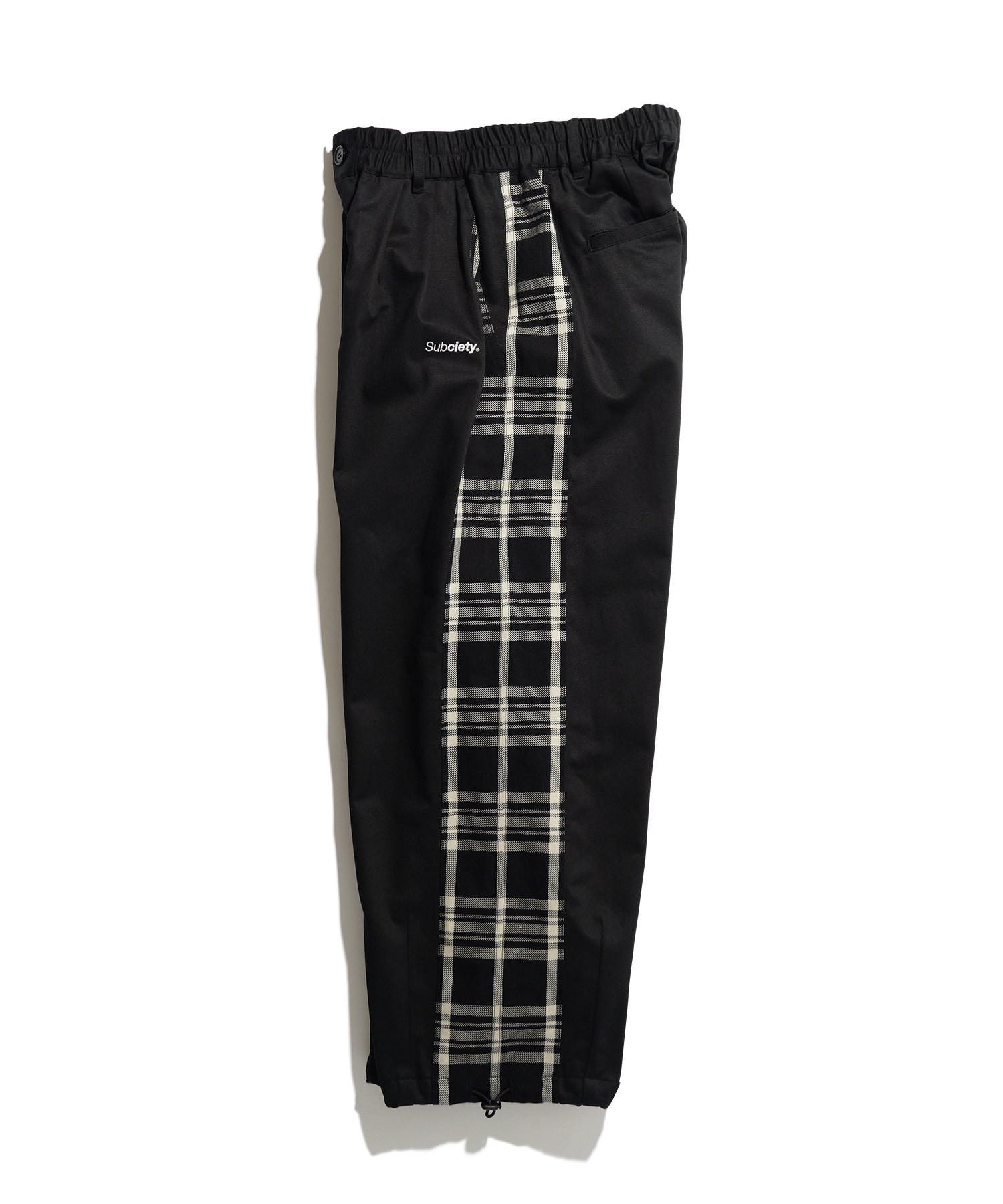 CHECK LINE BAGGY PANTS - Subciety Online Store