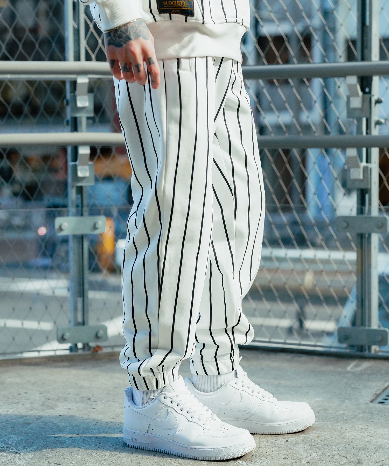 STRIPE SWEAT PANTS - Subciety Online Store