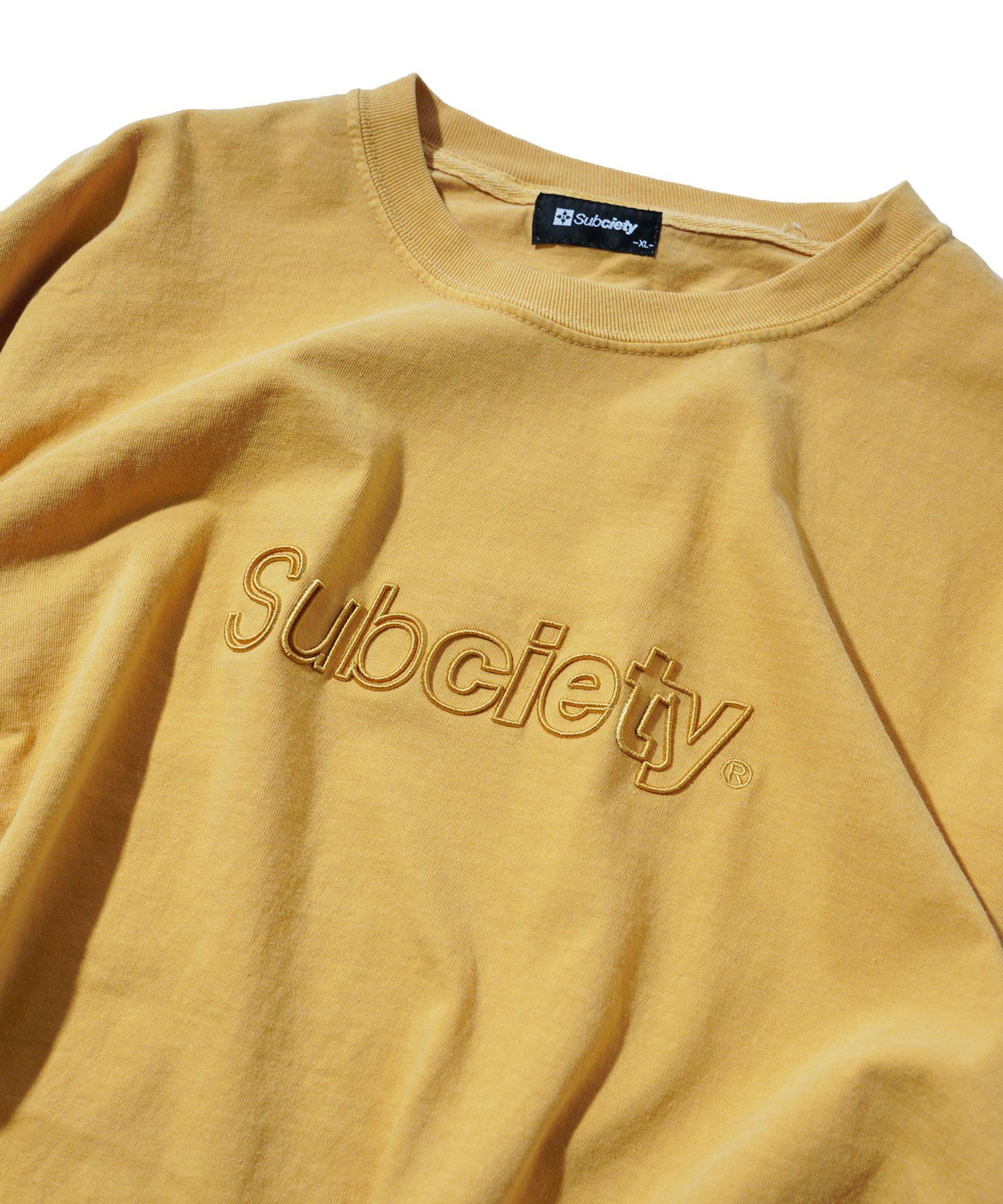 EMBROIDERY PIGMENT TEE Subciety Online Store
