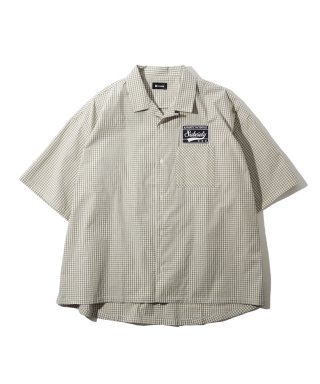 GINGHAM CHECK EMBLEM SHIRT