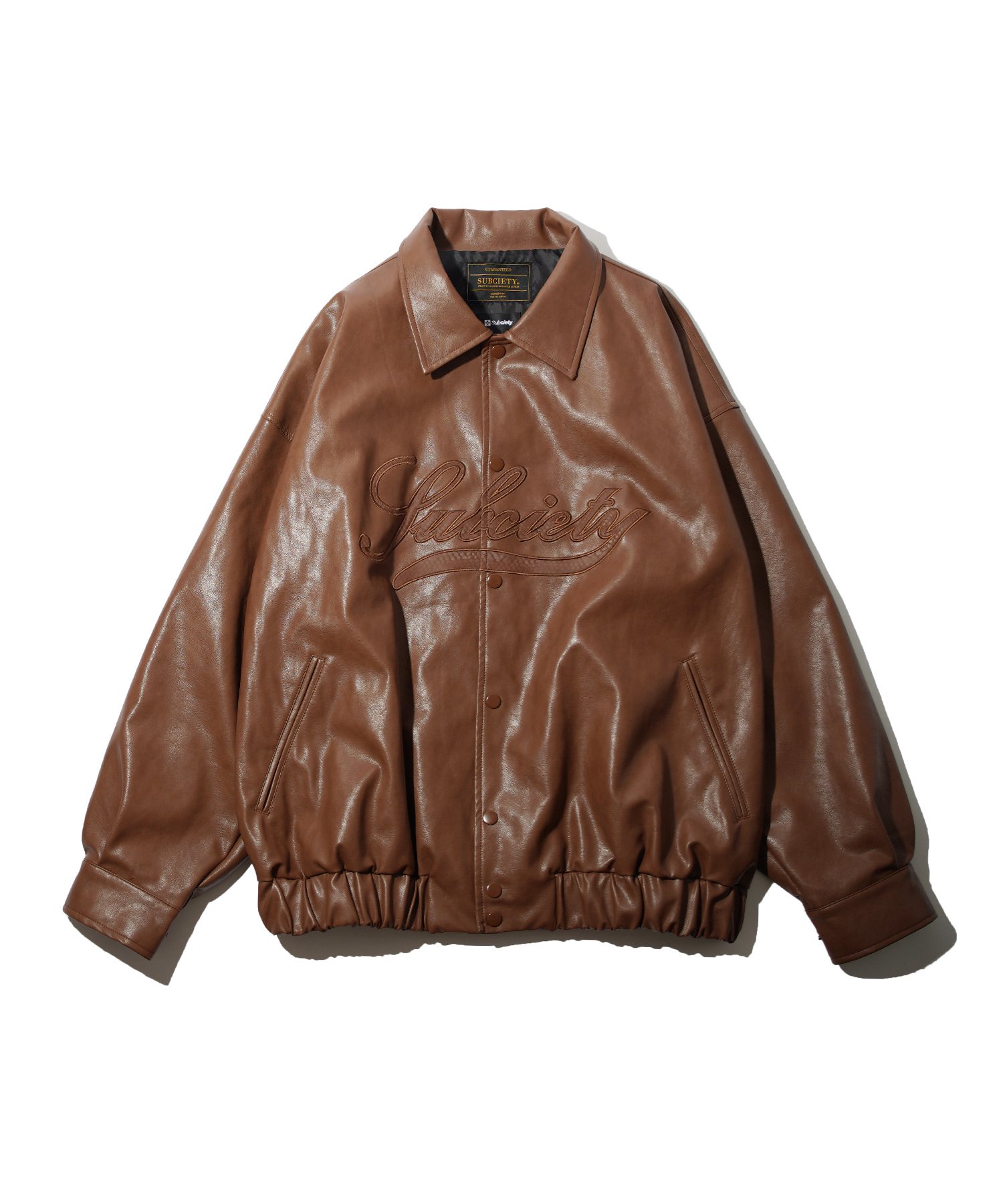 Subciety FAKE LEATHER JKT ブラウン XL - beaconparenting.ie