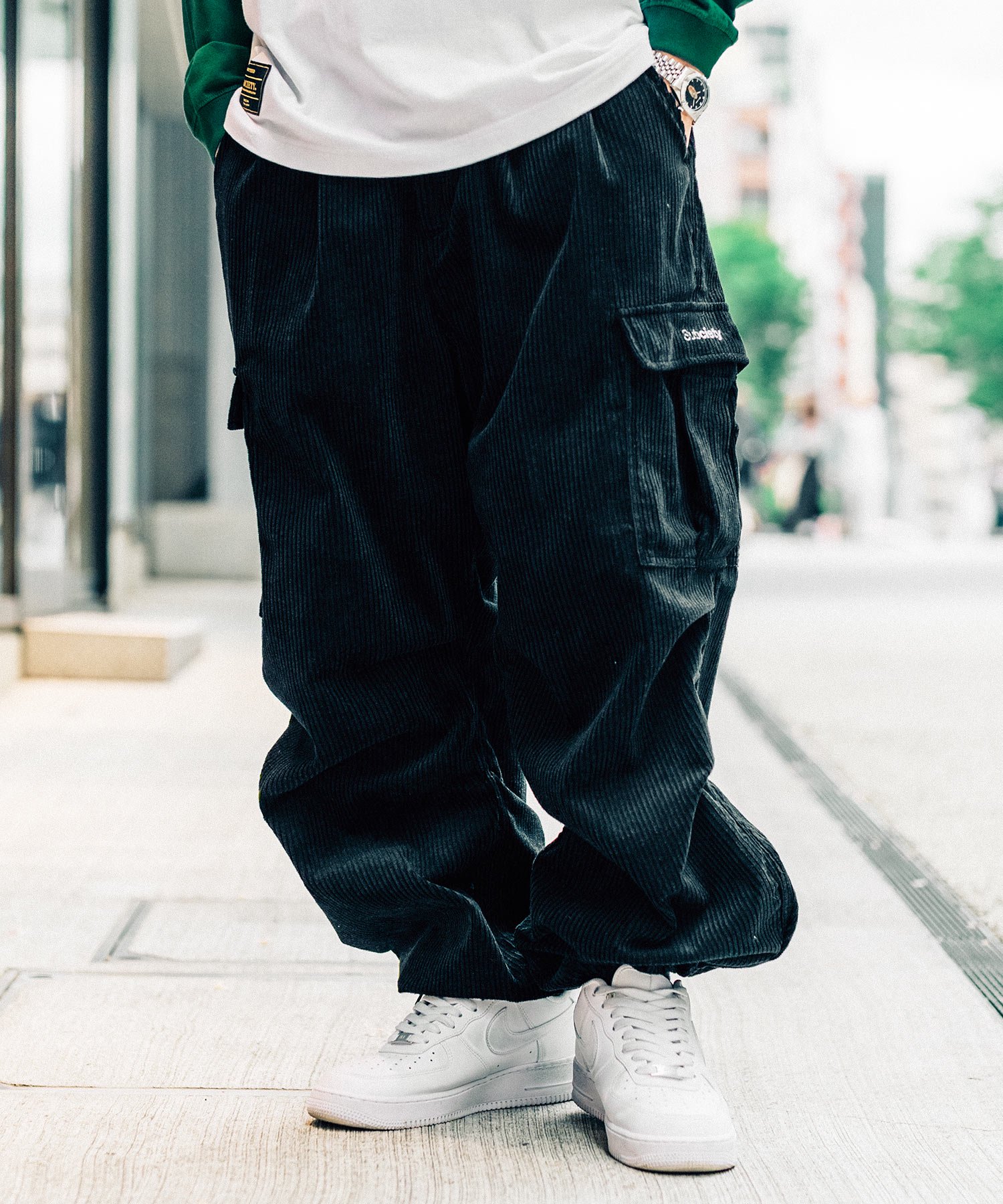 CORDUROY CARGO PANTS - Subciety Online Store