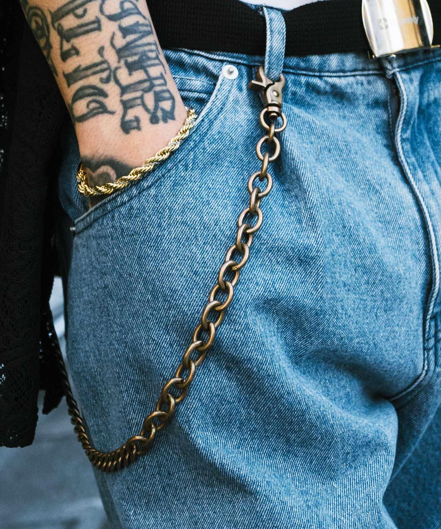 BRASS WALLET CHAIN - Subciety Online Store BRASS WALLET CHAIN - Subciety Online Store