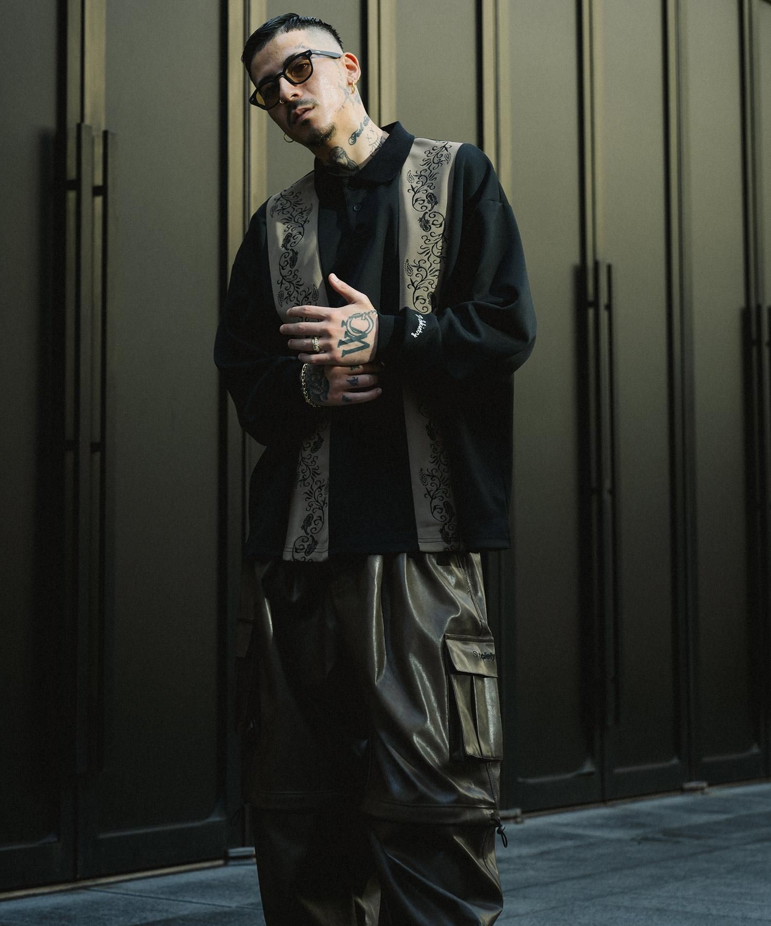 FAKE LEATHER MUTANT CARGO PANTS - Subciety Online Store