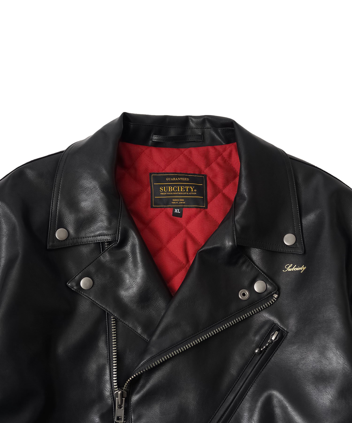 FAKE LEATHER RIDERS JKT - Subciety Online Store