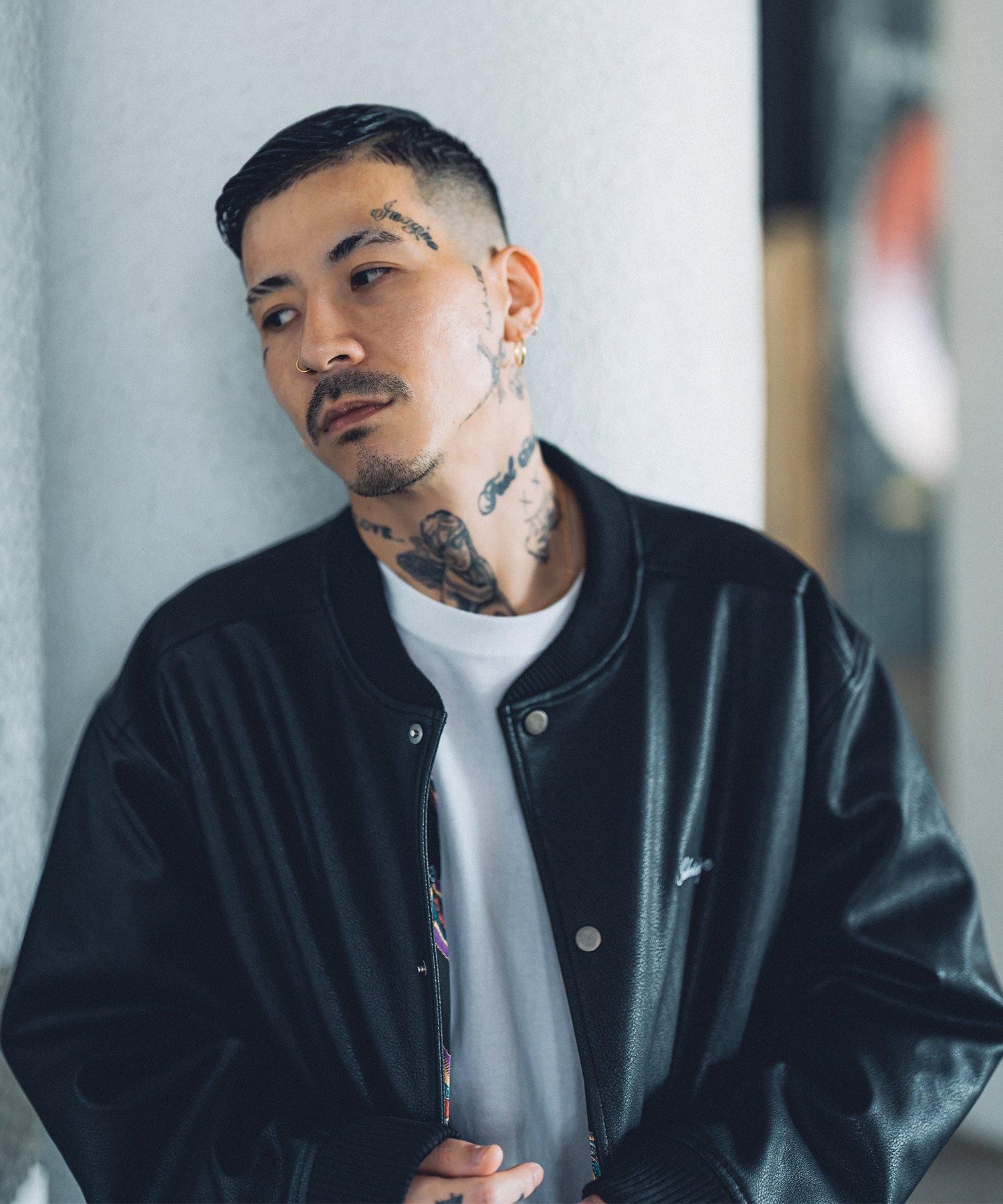 FAKE LEATHER STADIUM JKT - Subciety Online Store FAKE LEATHER STADIUM JKT - Subciety Online Store