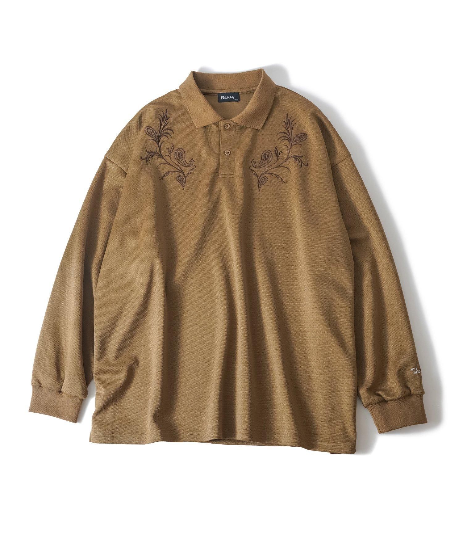 pom様 Embroidery polo shirt - Subciety Online Store