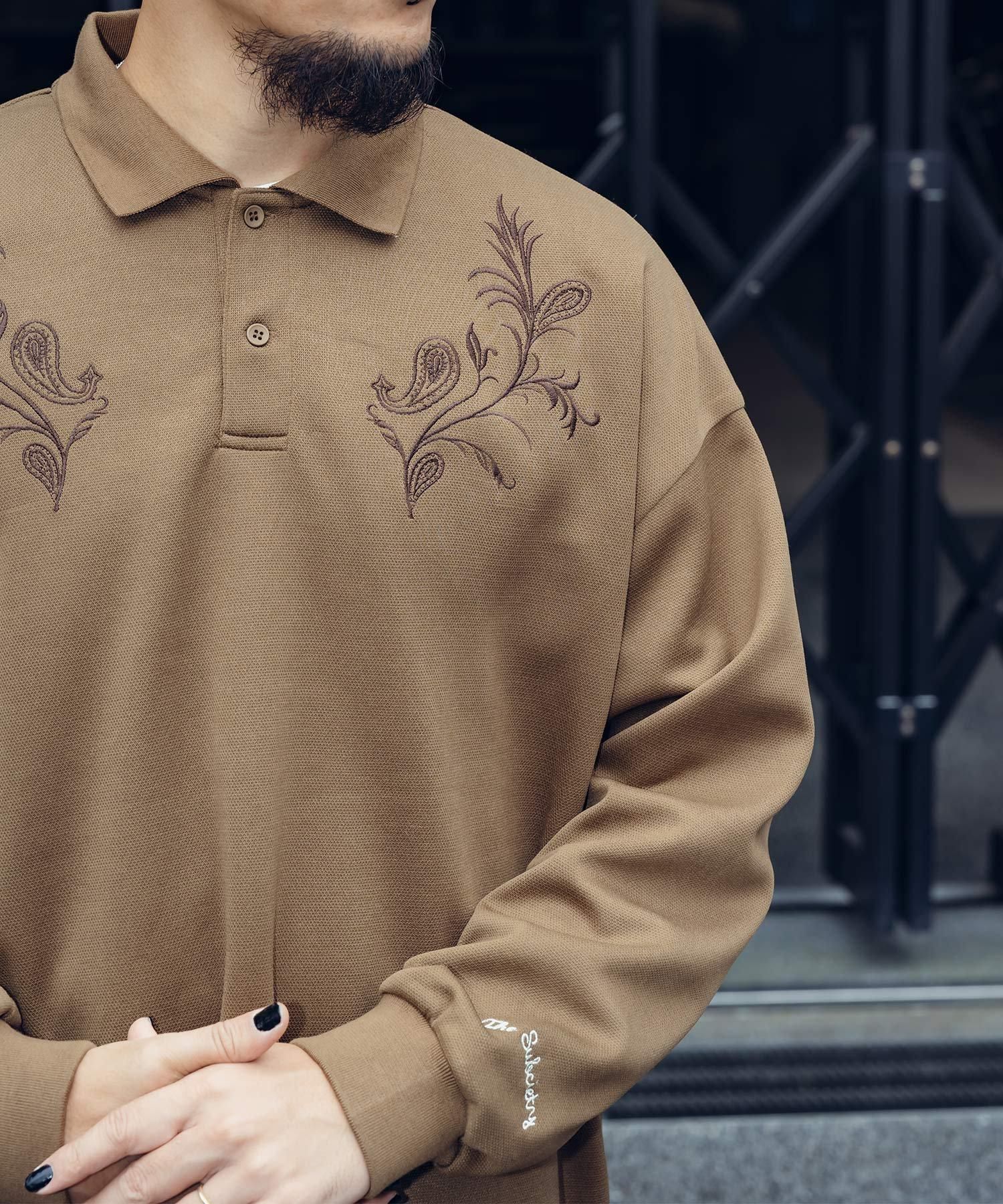 pom様 Embroidery polo shirt - Subciety Online Store