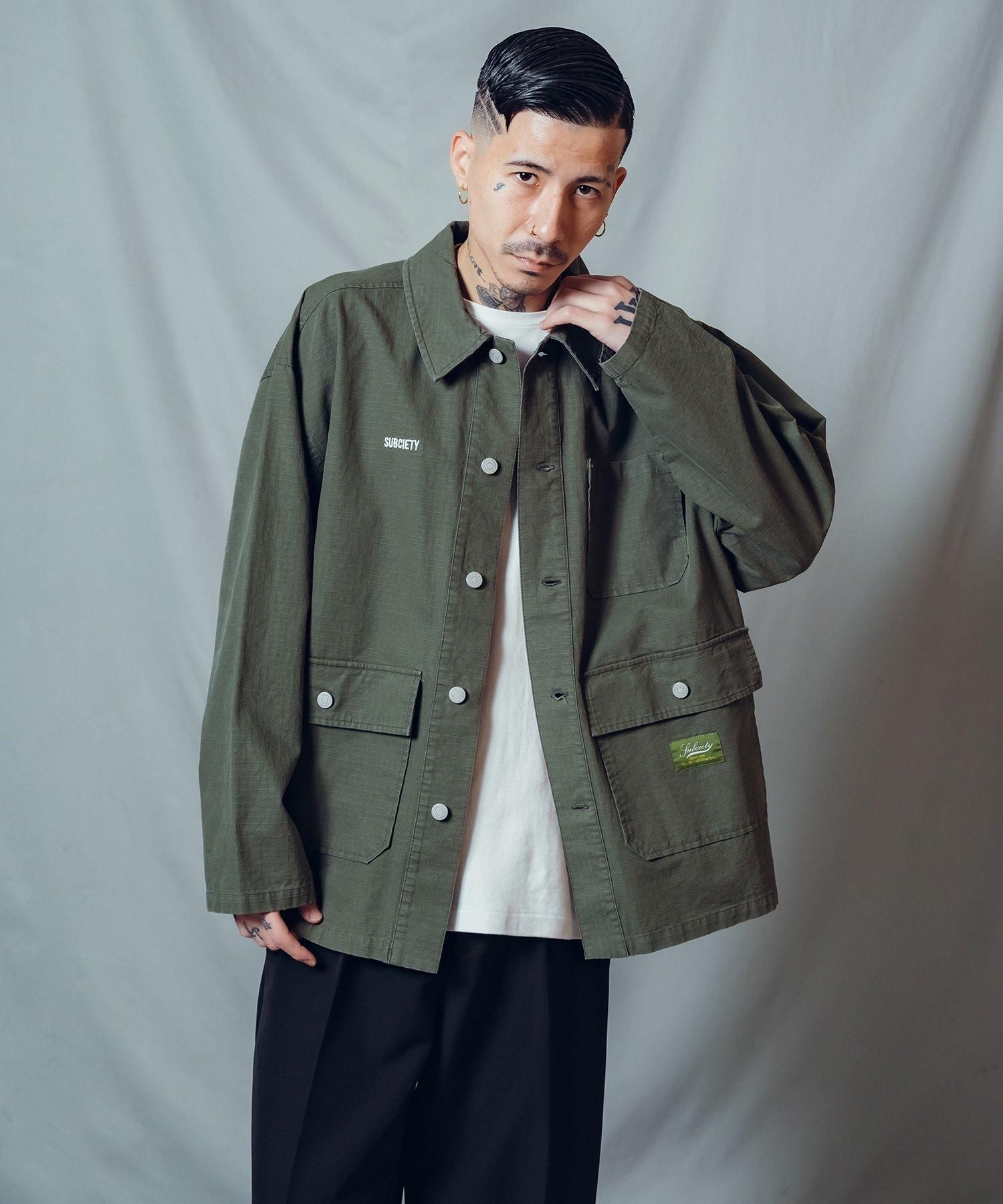 Utility shirt jacket - Subciety Online Store