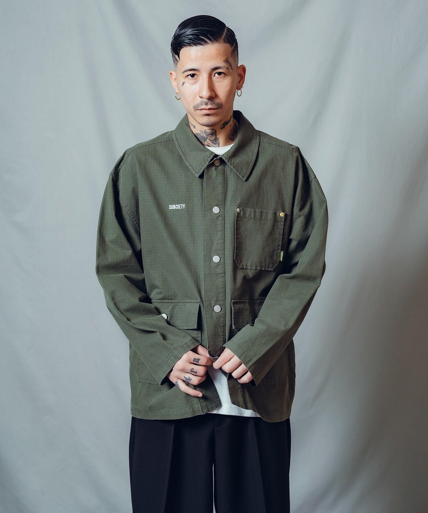 Utility shirt jacket - Subciety Online Store