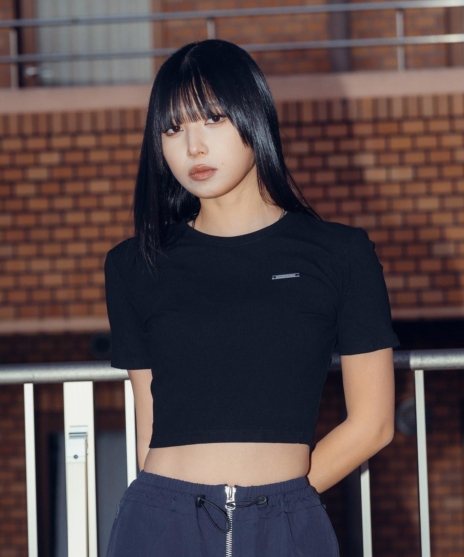 tシャツ Brass logo rib tops「WOMEN」 レディース Brass logo rib tops (WOMENS) - Subciety Online Store