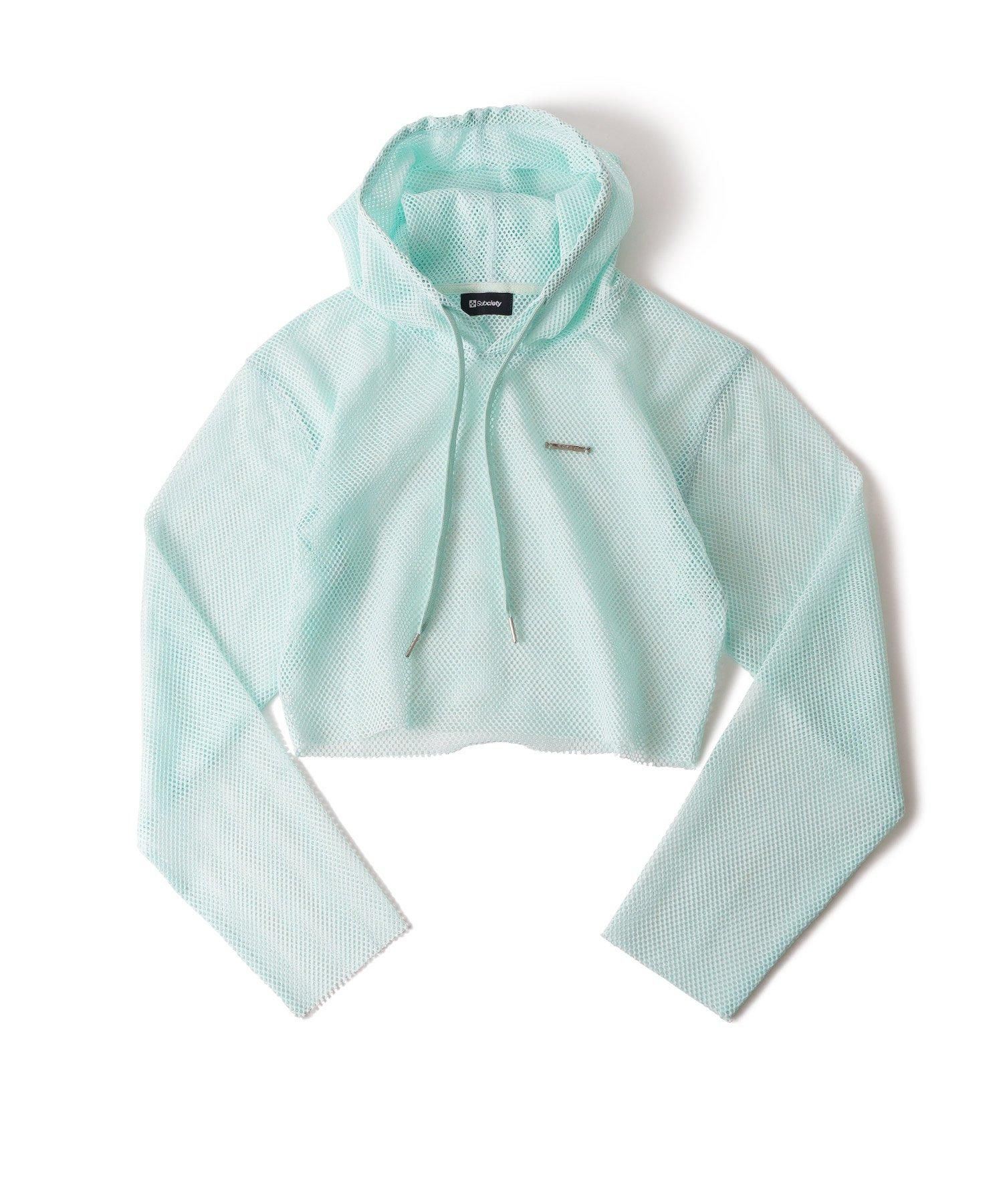 パーカー Hexagon mesh hoodie「WOMEN」 レディース Subciety パーカー Hexagon mesh hoodie「WOMEN」 レディース