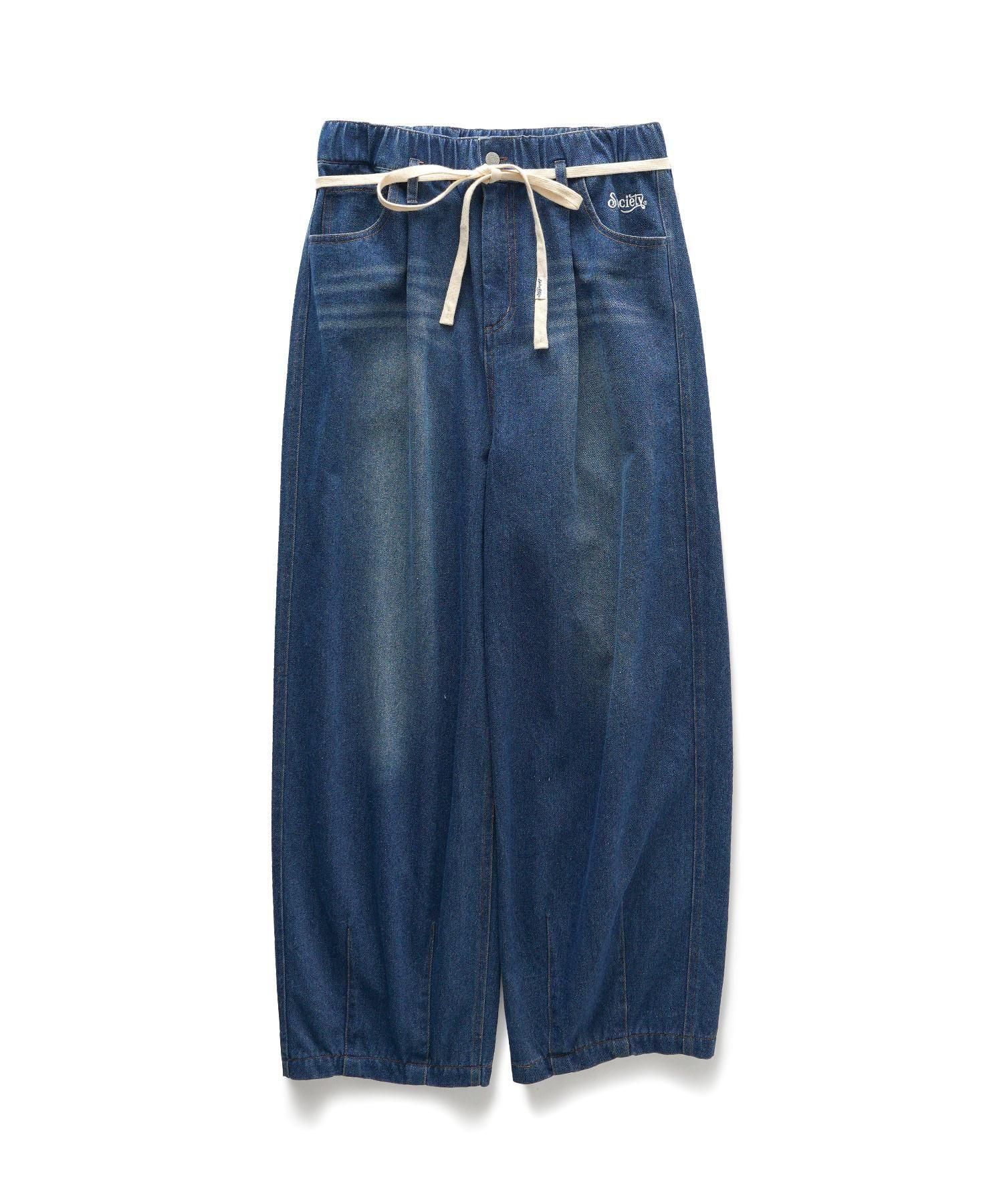 Sea様 Light denim wide pants - Subciety Online Store