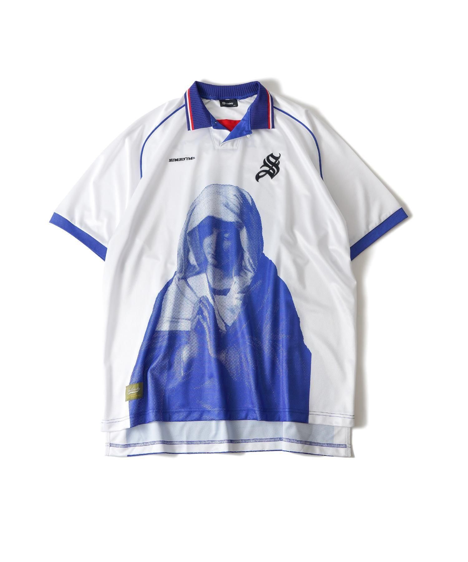 SUBCIETY グラフィックポロシャツ SAMURAI jersey top SUBCIETY グラフィックポロシャツ SAMURAI jersey top