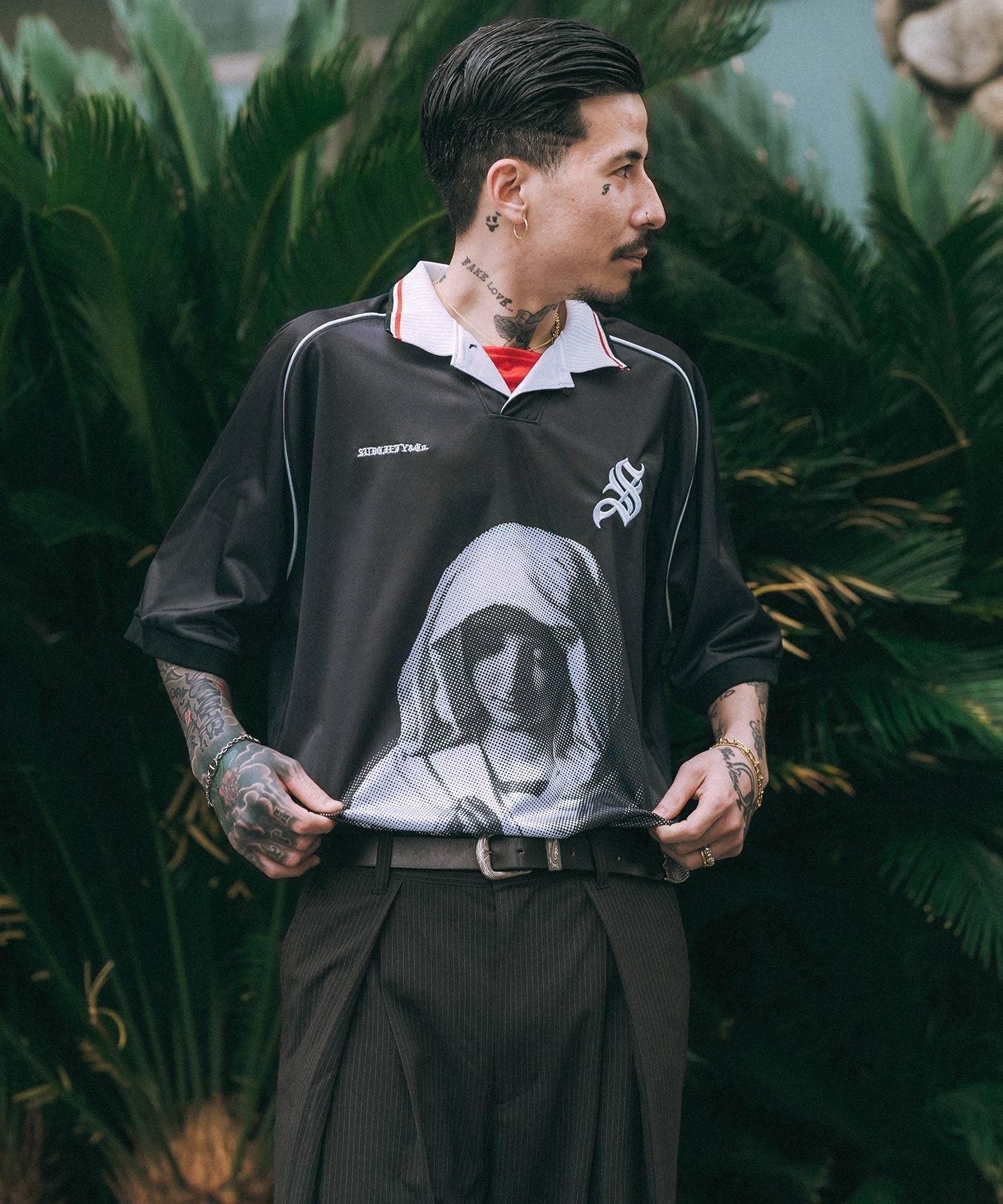 SUBCIETY グラフィックポロシャツ SAMURAI jersey top SAMURAI jersey top - Subciety Online Store