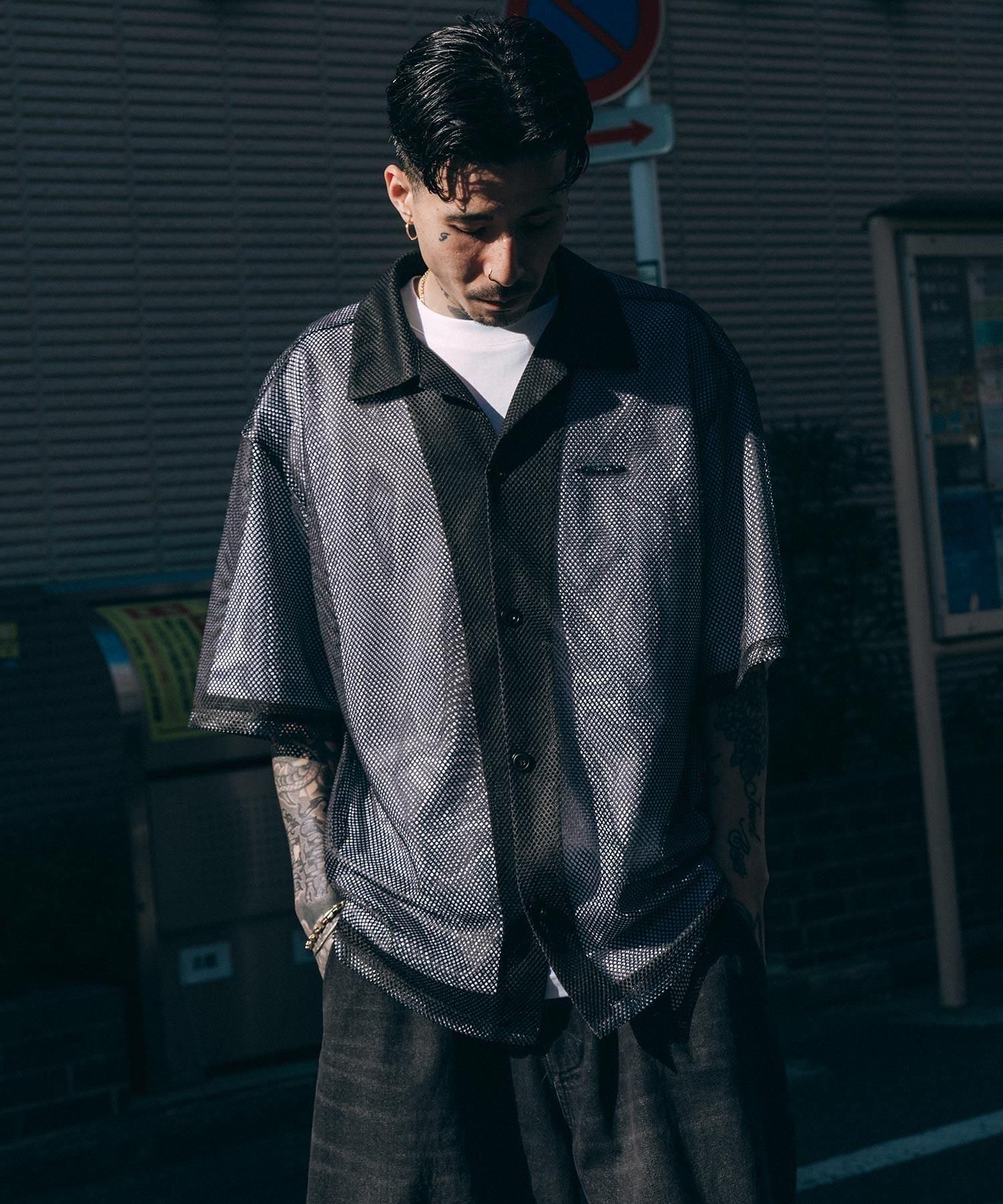 Hexagonal mesh shirt - Subciety Online Store