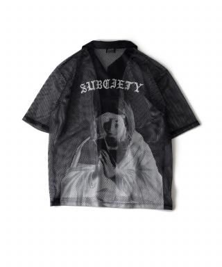 Hexagonal mesh shirt