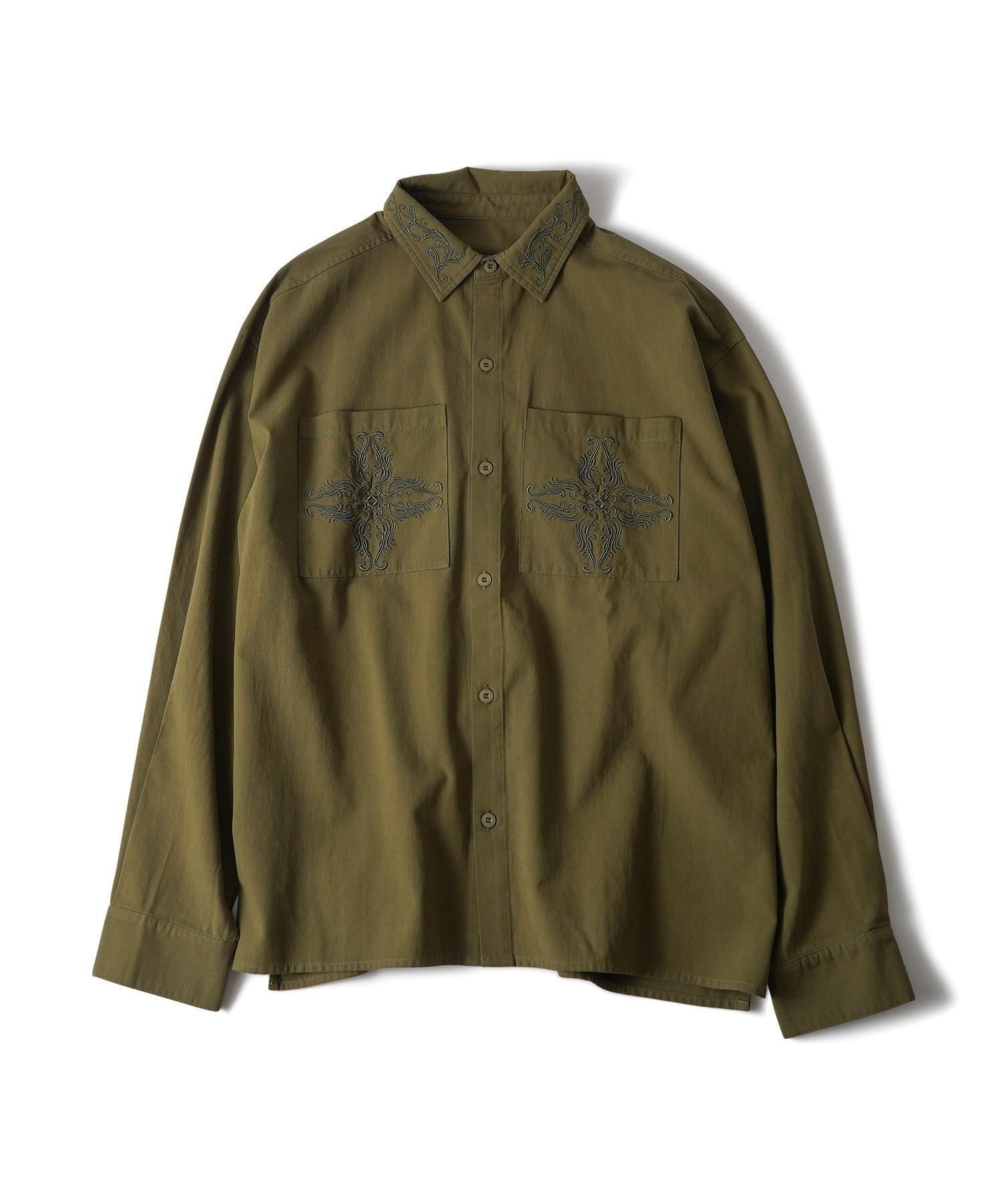 トップス tsubomi Embroidery shirt - Subciety Online Store