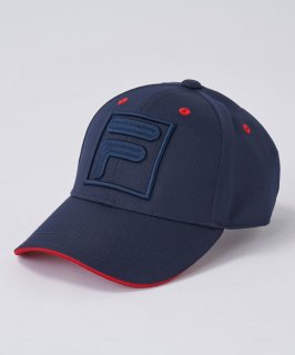 FILA(フィラ) 743903 メンズ ゴルフキャップ 帽子 ボックスロゴ 定番ツイルキャップ