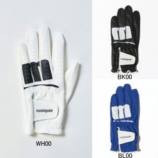 Munsingwear(マンシングウェア) MQBVJD01 全天候型 ベーシック メンズ ゴルフグローブ 左手用 右利き UPF50 手袋