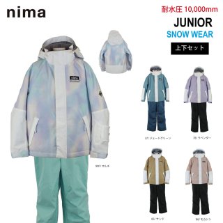 nima(ニーマ) JR-1408 ジュニア スノーウェア スキーウェア 上下セット  ガールズ 耐水圧10000mm