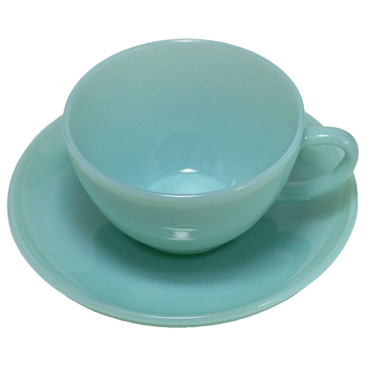ファイヤーキング ターコイズ、カップ＆ソーサー - ファイヤーキングと