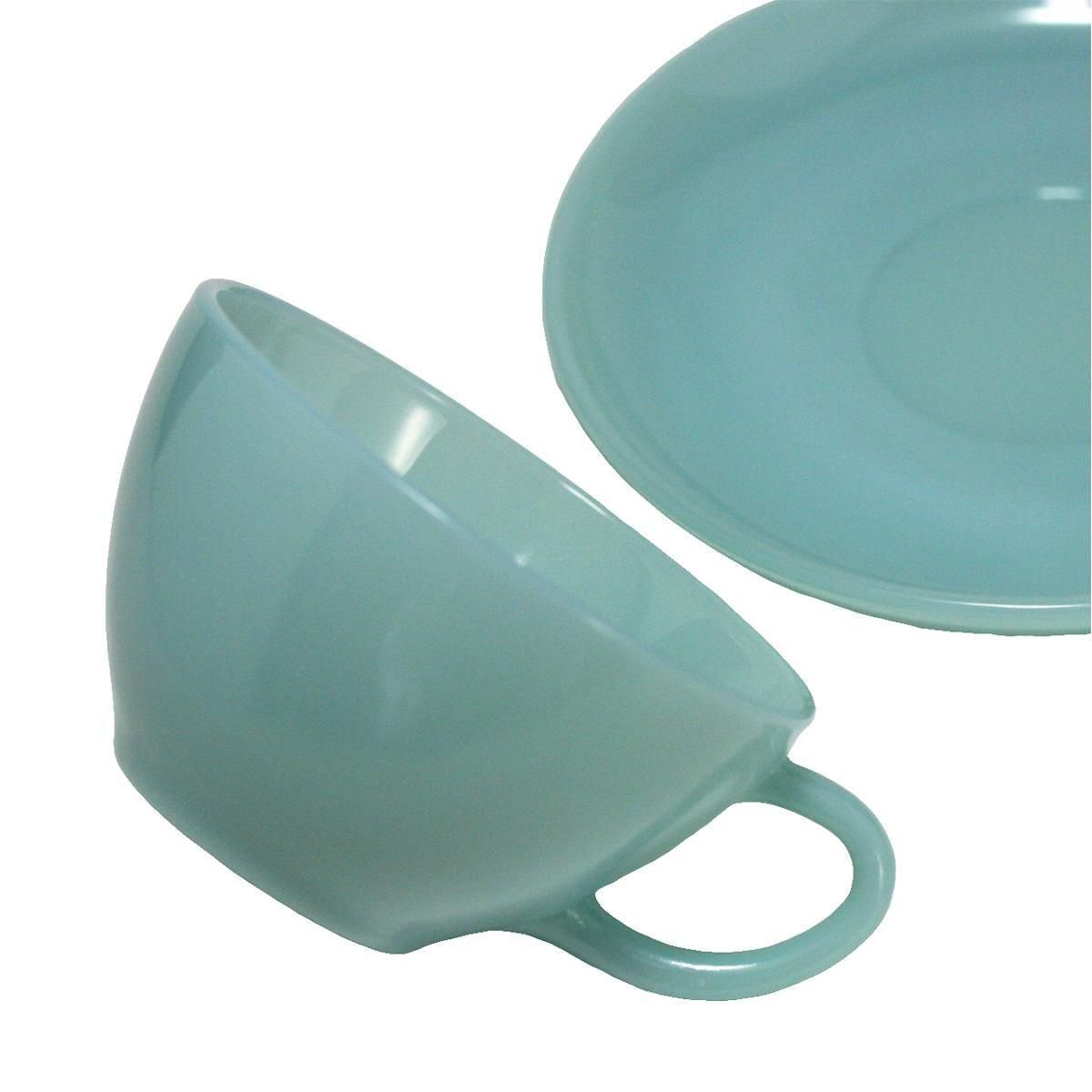 ファイヤーキング ターコイズ、カップ＆ソーサー - ファイヤーキングと