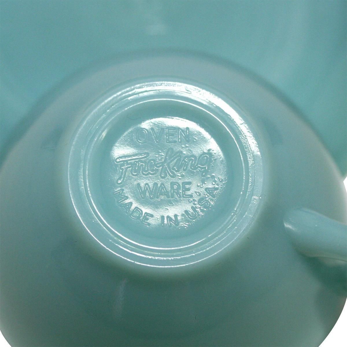 ファイヤーキング ターコイズ、カップ＆ソーサー - ファイヤーキングと