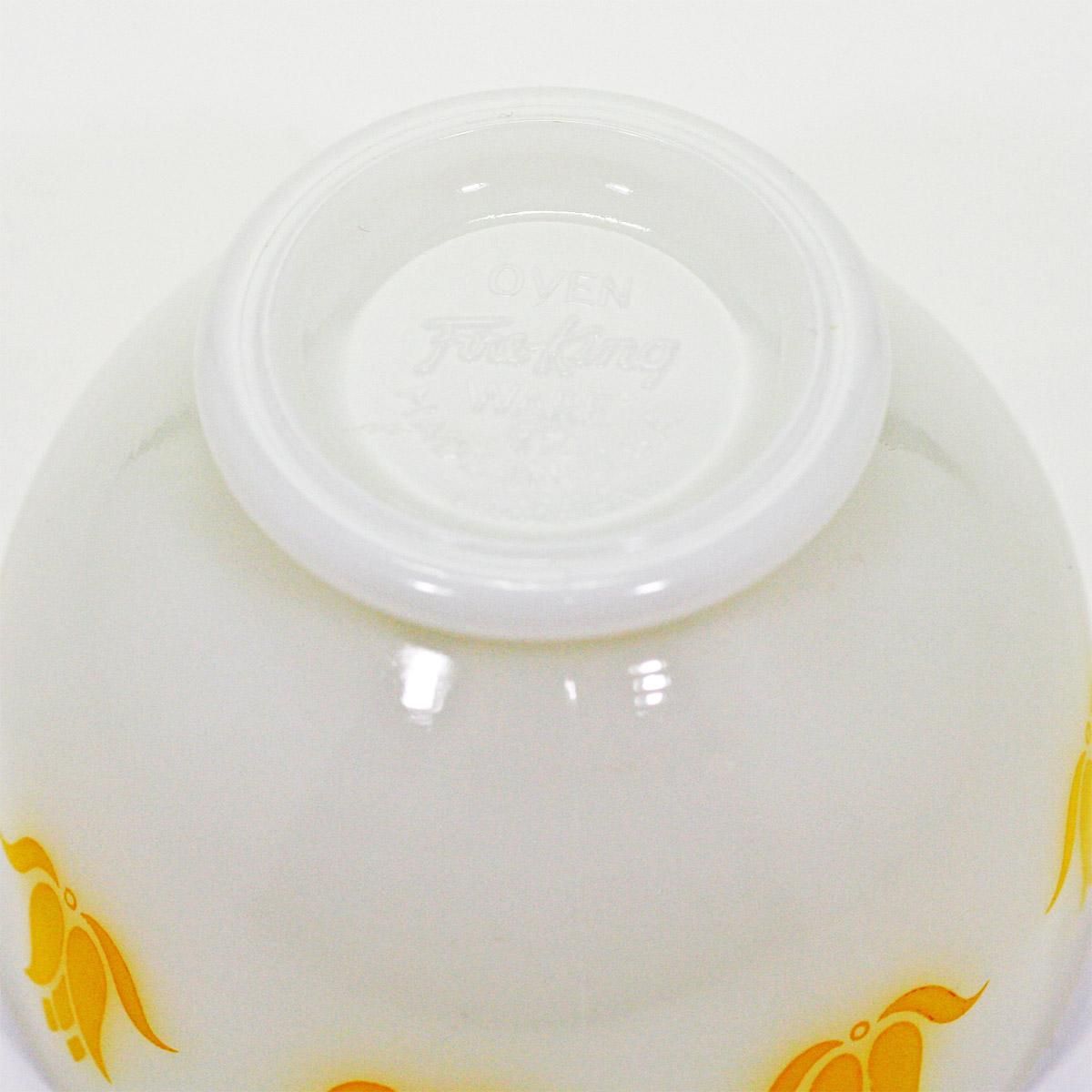 極美品】ファイヤーキング カッテージチーズボウル イエロー