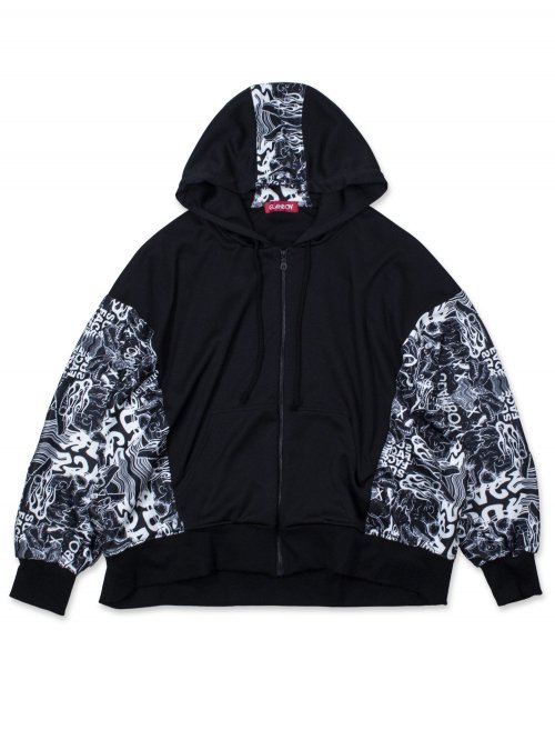 <img class='new_mark_img1' src='https://img.shop-pro.jp/img/new/icons59.gif' style='border:none;display:inline;margin:0px;padding:0px;width:auto;' />SURFACE DOLMAN SLEEVE ZIP HOODIE