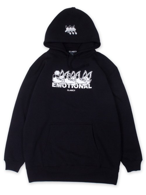<img class='new_mark_img1' src='https://img.shop-pro.jp/img/new/icons8.gif' style='border:none;display:inline;margin:0px;padding:0px;width:auto;' />EMOTIONAL BIG HOODIE【BLACK】