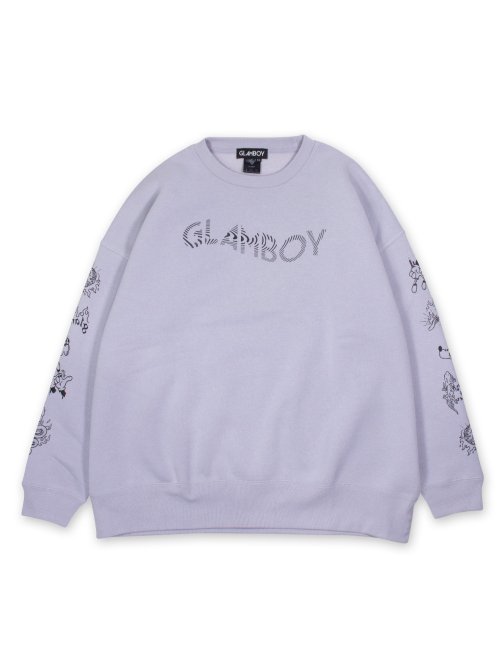<img class='new_mark_img1' src='https://img.shop-pro.jp/img/new/icons8.gif' style='border:none;display:inline;margin:0px;padding:0px;width:auto;' />t.a.t BIG SWEATSHIRTS【FROST PURPLE】