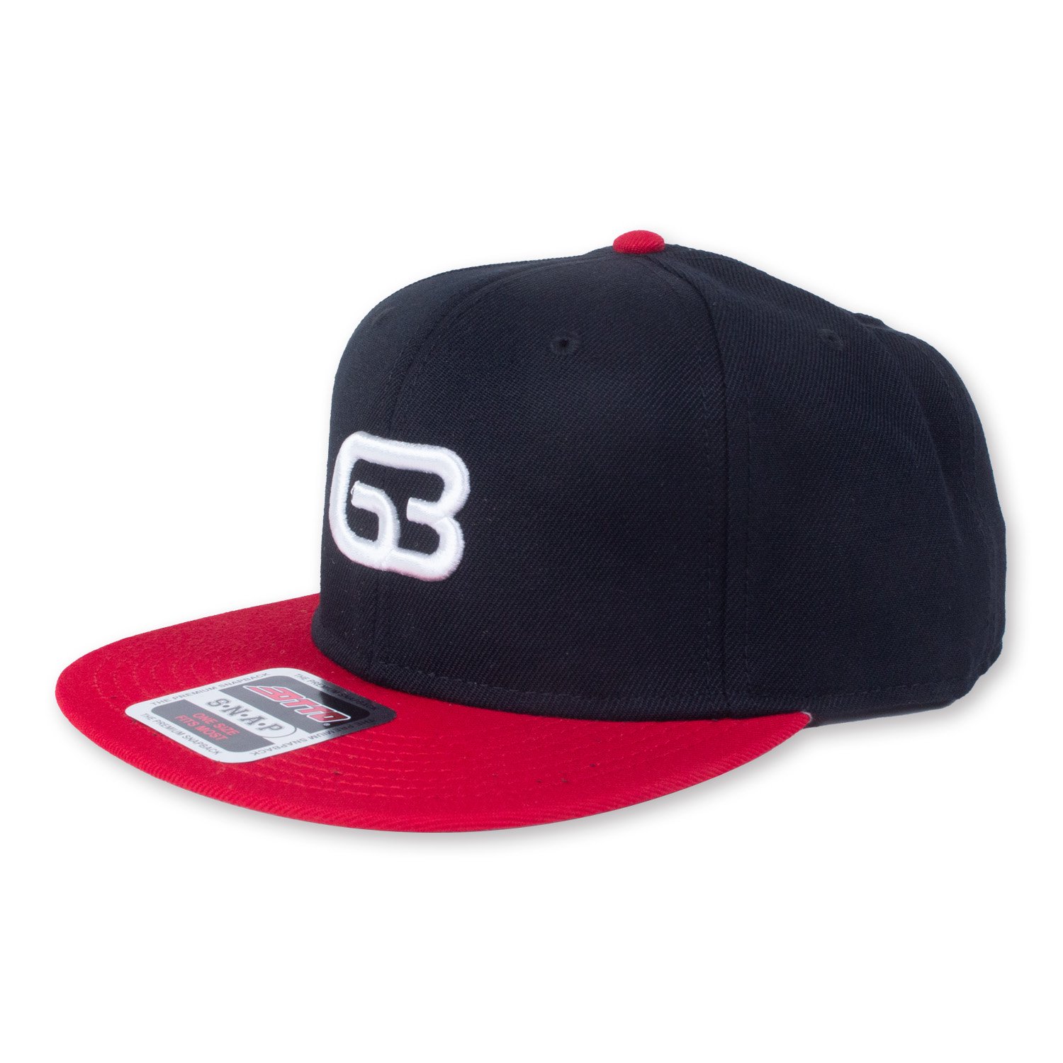GB LOGO FLAT VISOR CAP【BLACK/RED】