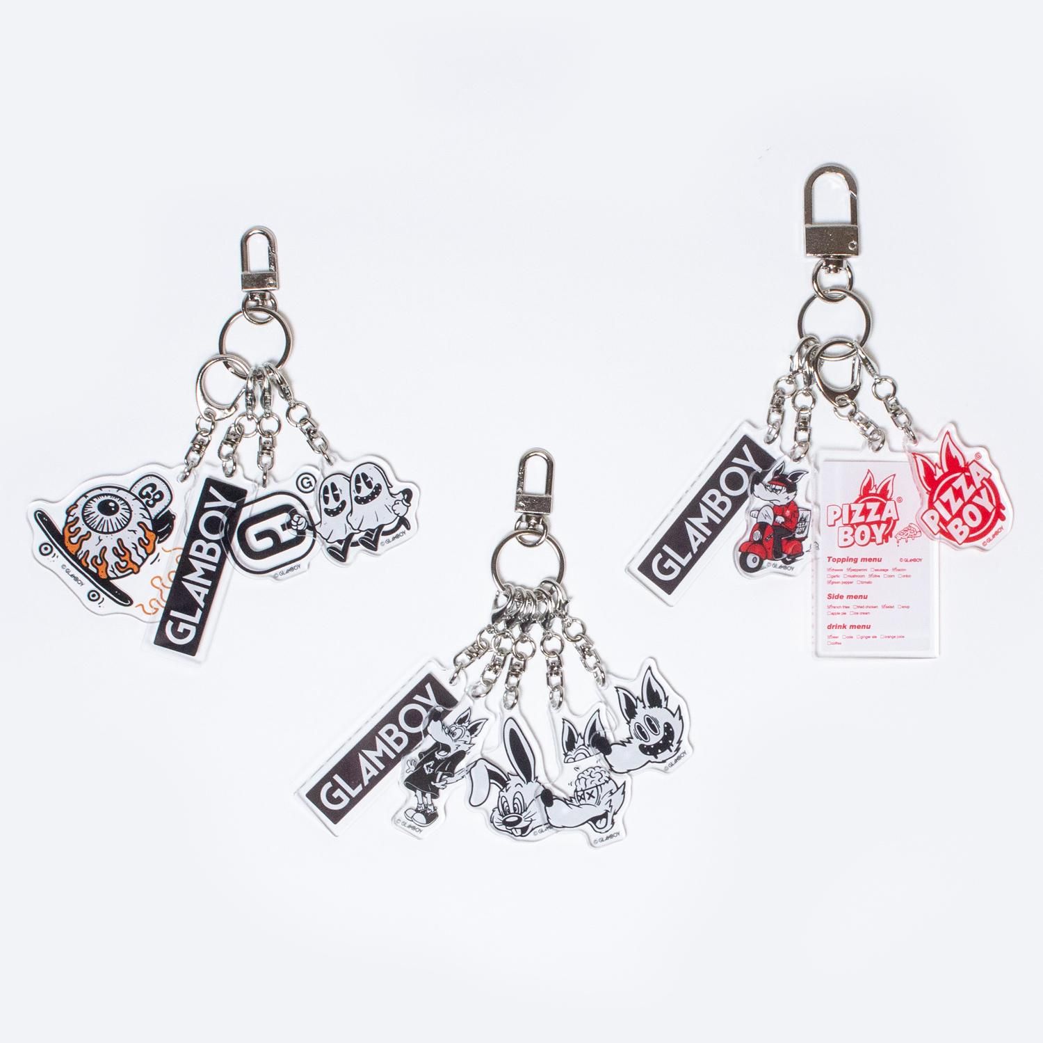 KEY CHAIN 【mini】 - GLAM BOY KEY CHAIN 【mini】 - GLAM BOY