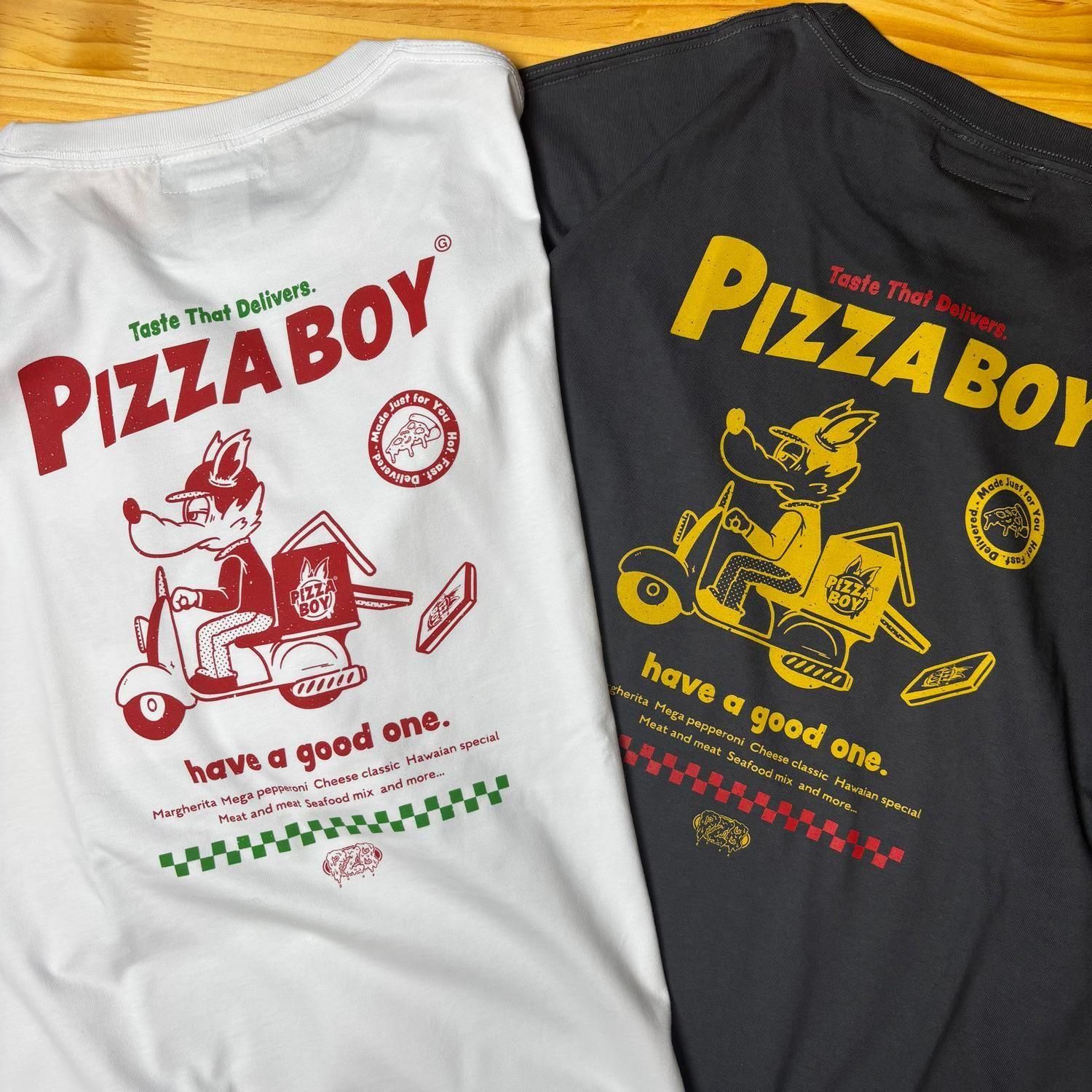 ★pizza ★ポケットtシャツ★ポケT★XLサイズ★黒★新品未使用★ ポケTが新たに仲間入り。要チェックです！｜GOAT（ゴート