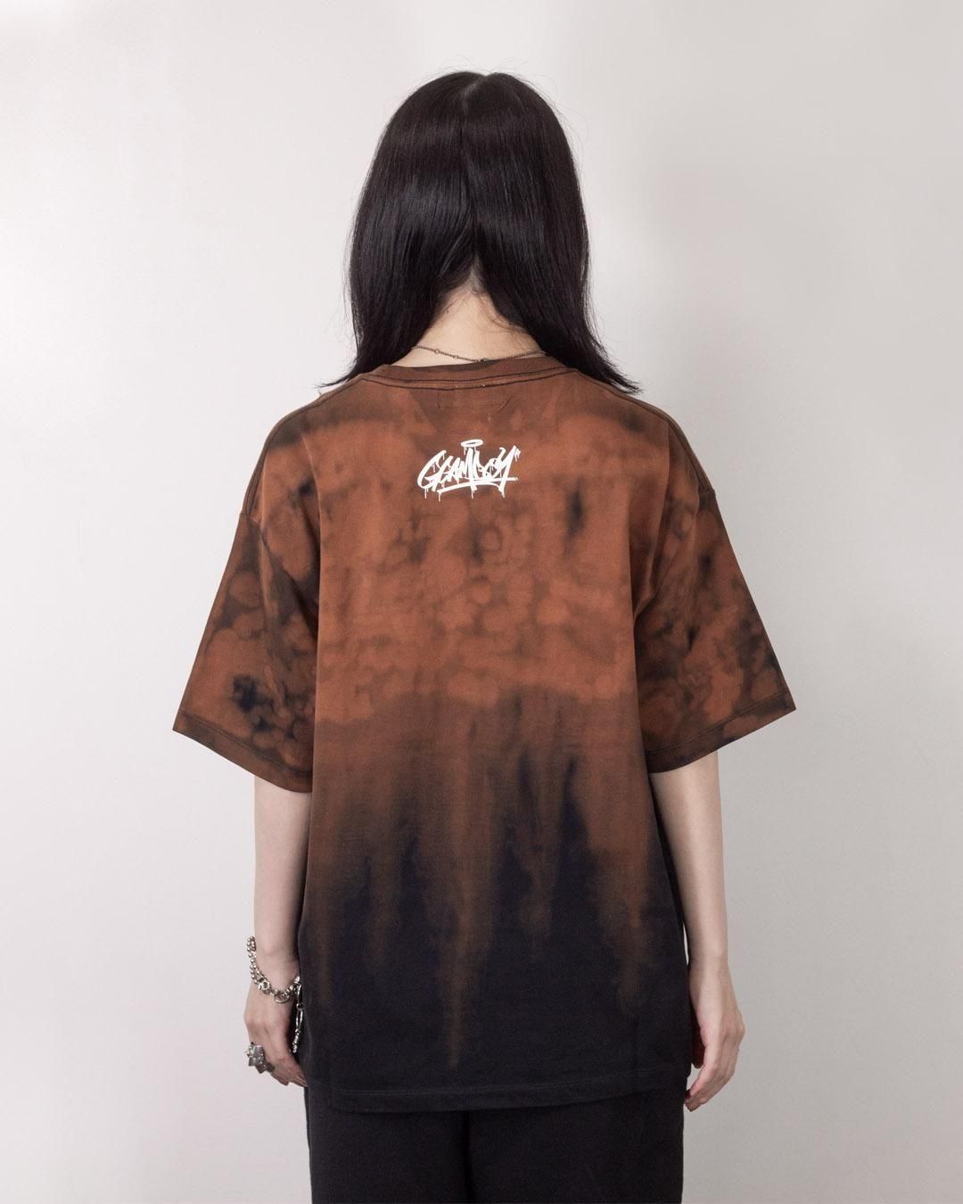 Bleach Tie&-Dye-T #ヨツメオオカミ【Mサイズ】 - GLAM BOY