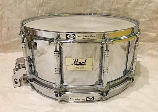 【廃番コパーシェル】Pearl フリーフローティング スネアドラム 14×5