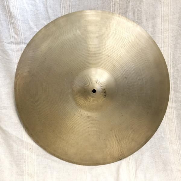 Vintage A Zildjian 70年代の白抜き HiHat 14インチドラム - シンバル