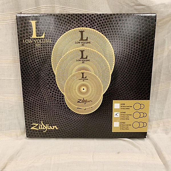 新古品】ZILDJIAN / LV348 L80 LOW VOLUME BOX SET(13HH,14C,18R