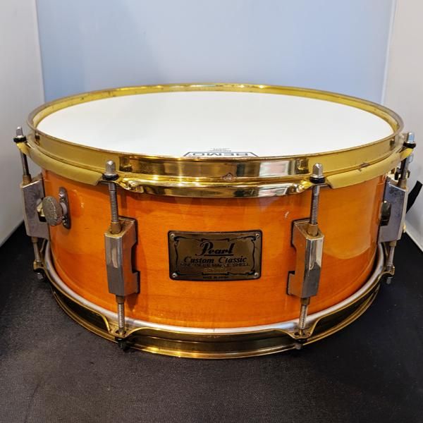 中古】PEARL / CL-5314-BR CUSTOM CLASSIC ONE PIECE MAPLE 14 x5.5