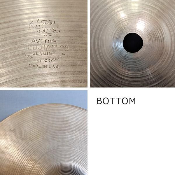 ビンテージ】ZILDJIAN / 60's A ZILDJIAN NEW BEATハイハット14インチ 