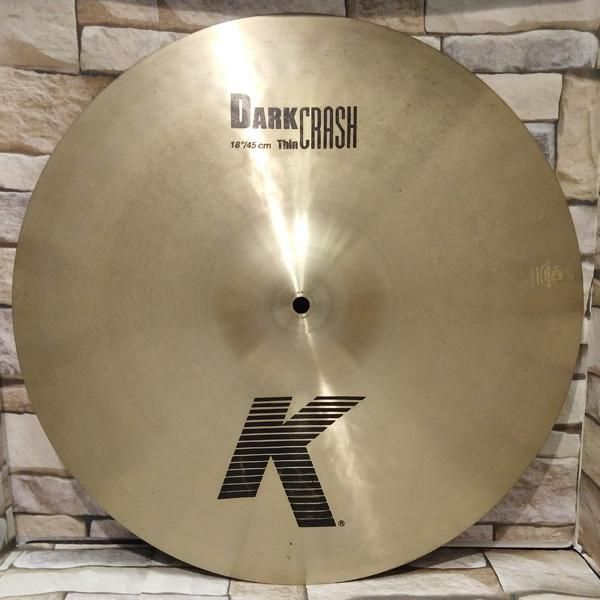 中古】ZILDJIAN / K DARK CRASH THIN 18